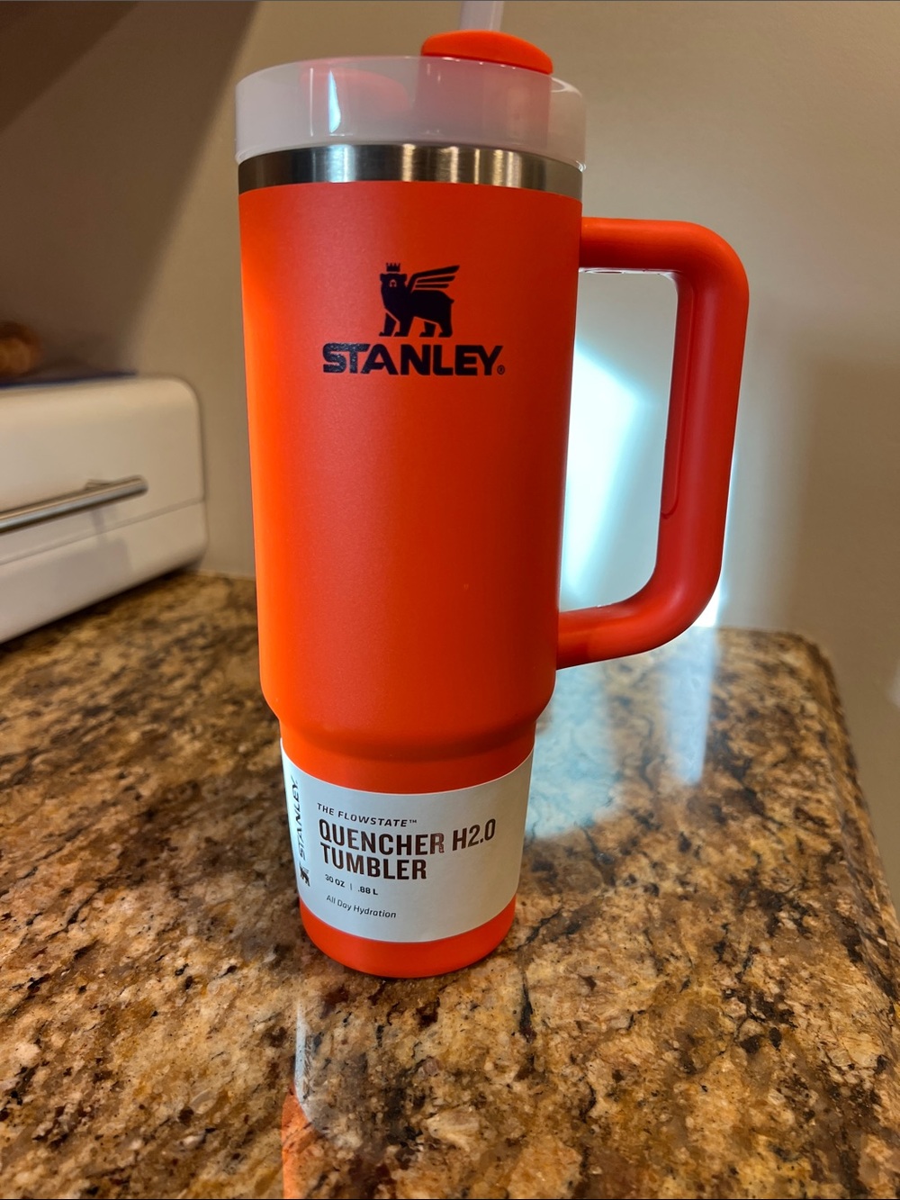 Stanley Quencher H2.0 FlowState Tumbler Orange 30 oz Tumbler